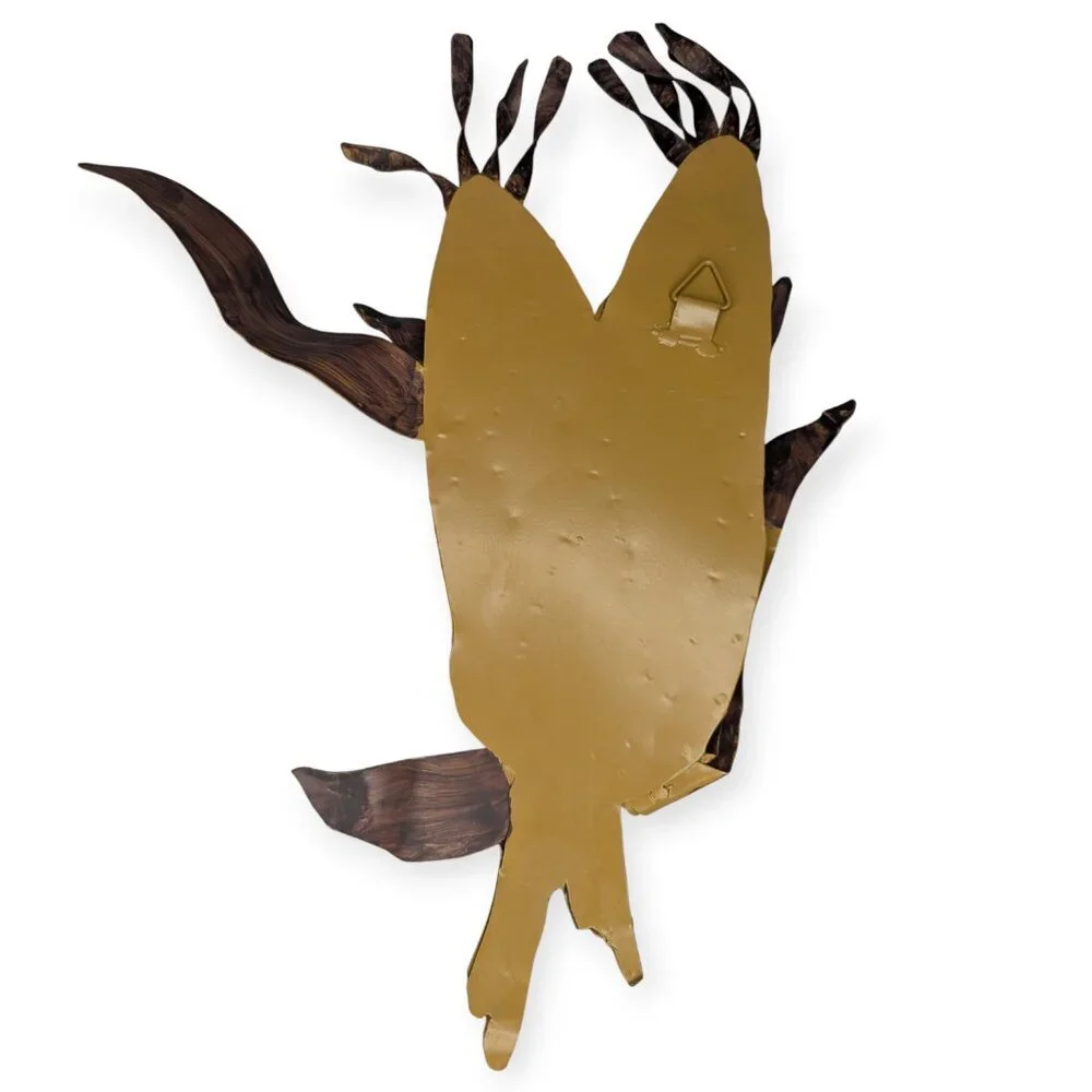 Metal Rustic Corn Wall Sculpture 14
